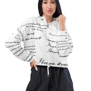 I Love you Tortured Poets windbreaker jacket Halloween
